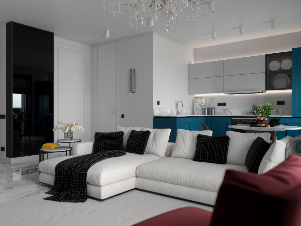 Проект современной светлой кватриры