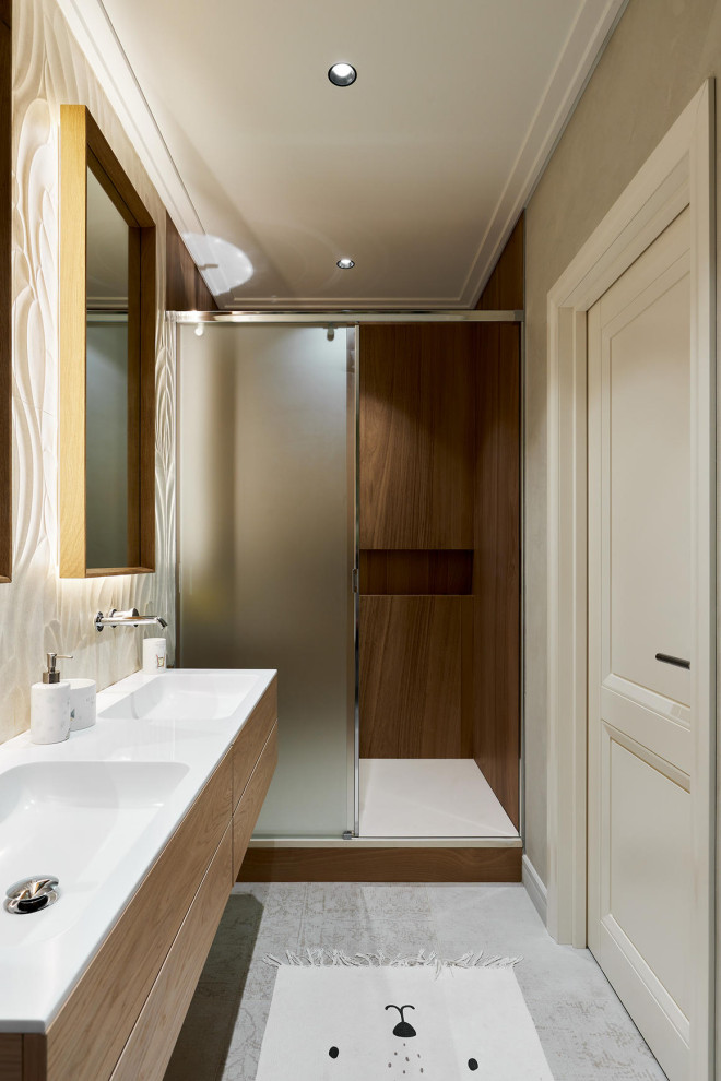 Объединение двух квартир 200 м2 в стиле неоклассика- ЖК Легенда Дальневосточного