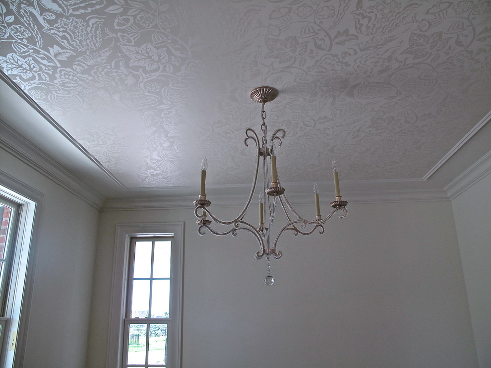 Transitional dining room photo in Minneapolis