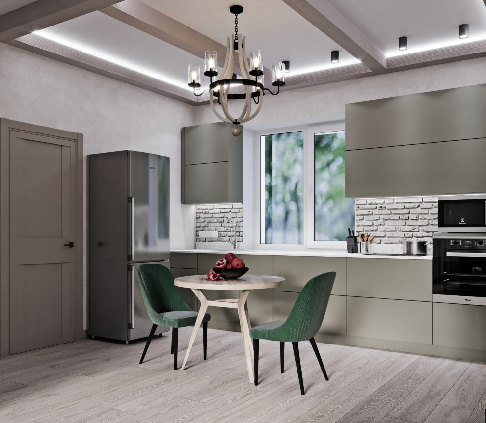 кухня гостиная 46 кв м