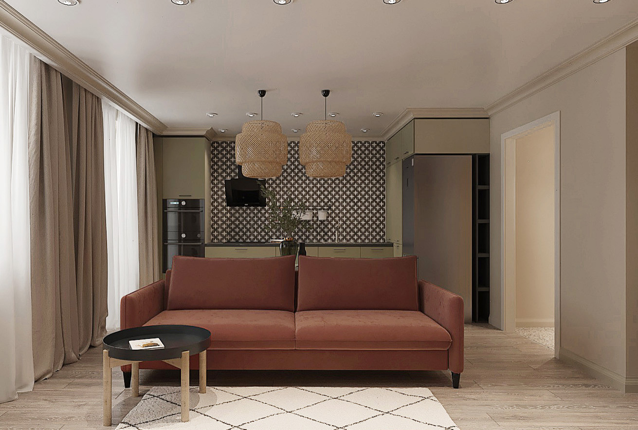 дизайн однокомнатной квартиры для сдачи в аренду