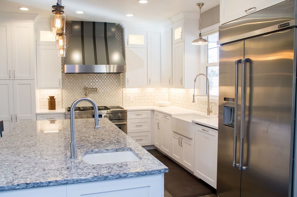 Inspiration for a transitional kitchen remodel in Denver