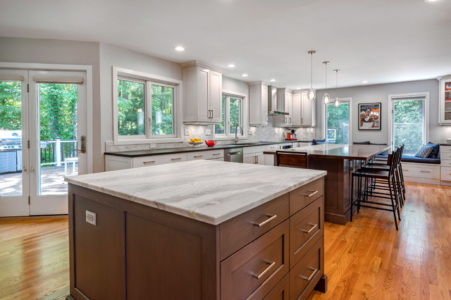Bright Open Kitchen transitional-kitchen