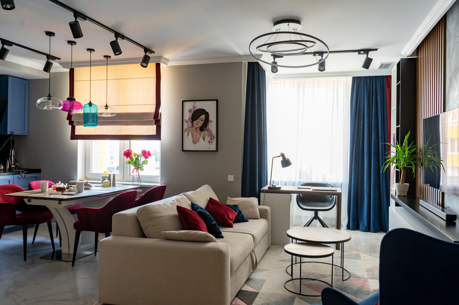 Дизайн интерьера трехкомнатной квартиры в г. Видное