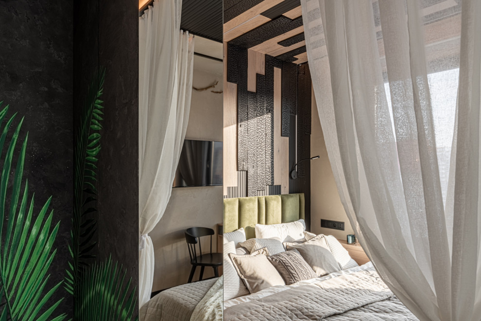 Спальня с видом на Бали