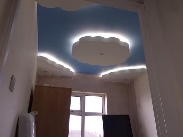 Floating Clouds Ceiling Modern Nursery Other By Ld