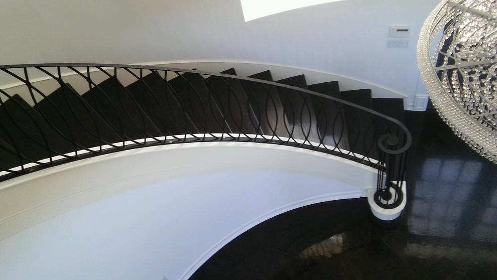 Indoor Staircase Railing - Scandinavian - Los Angeles - by Sion ...