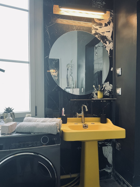 La salle de bain. eklektisk-badrum