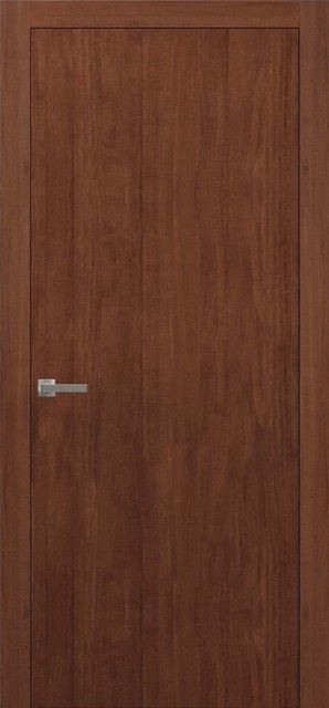 Panel Eco Veneer Modern Door Slab 18 X 80 Planum 0010 Walnut Modena