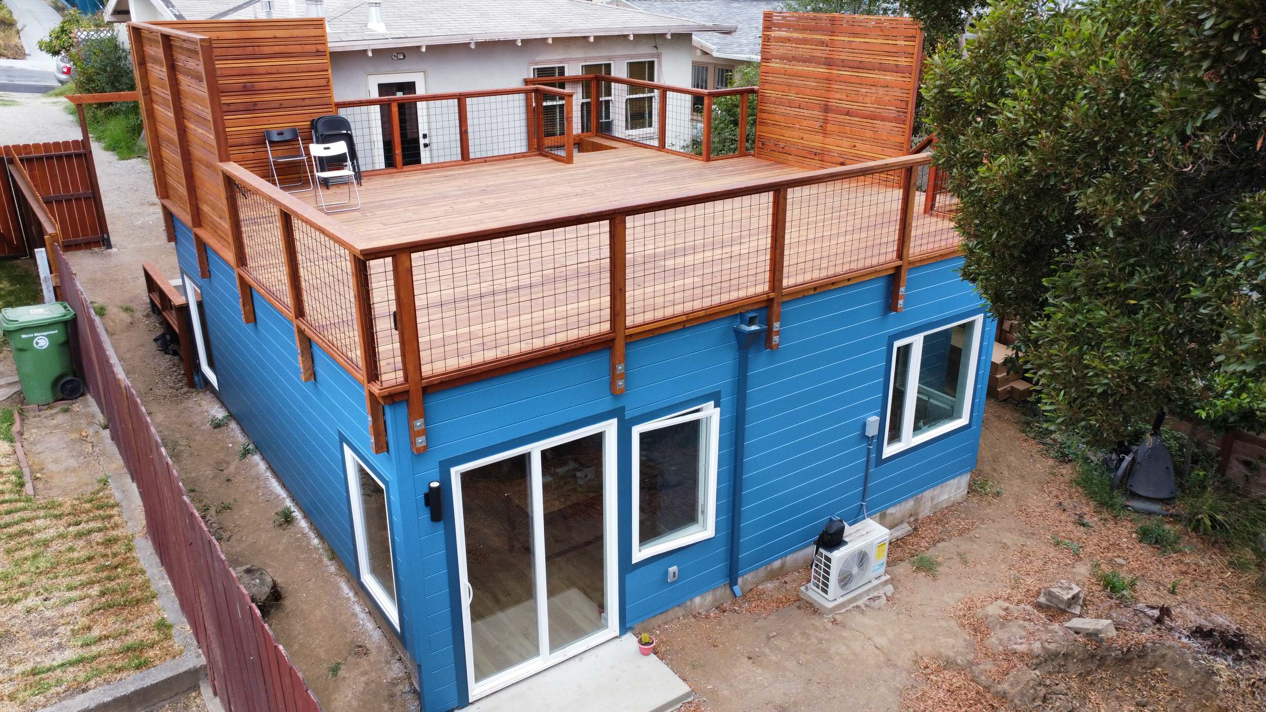New Deck/ Detached ADU workspace