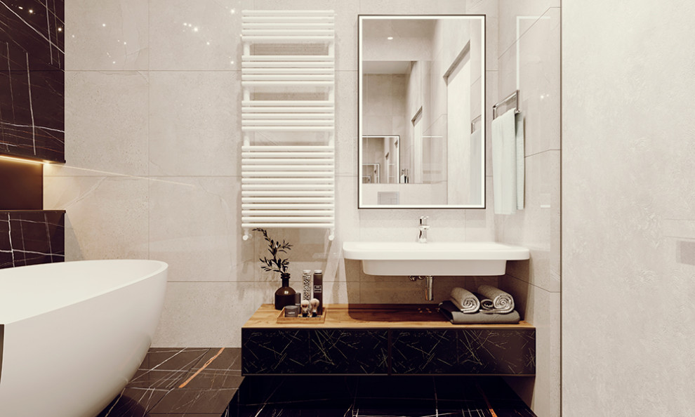 Ванная комната при спальне родителей