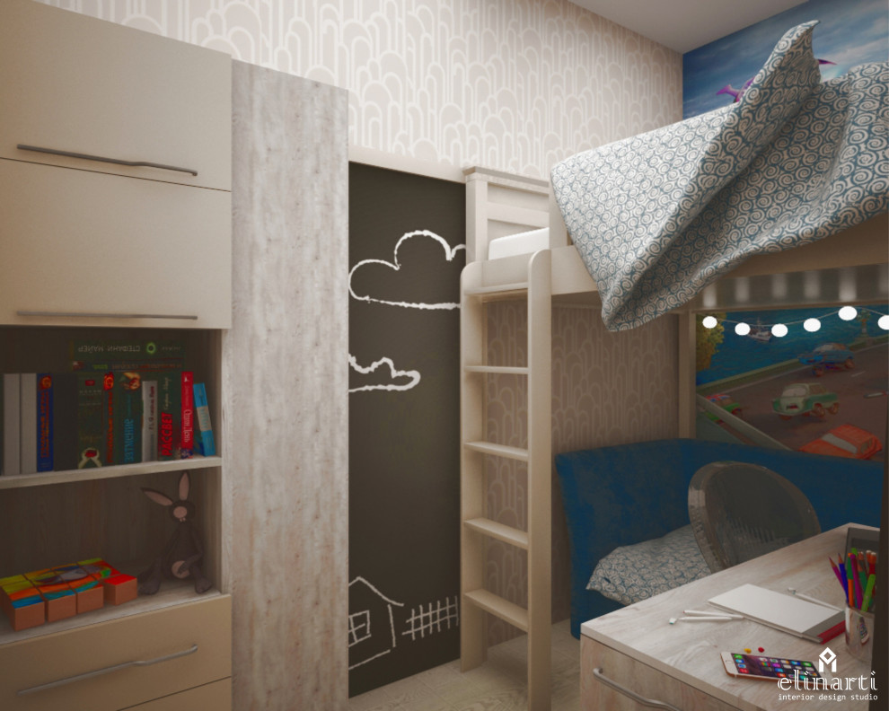 Холл и детская для большой семьи