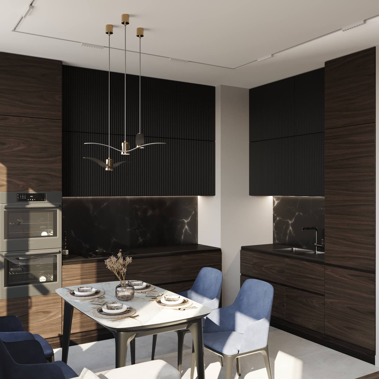 Двухкомнатная квартира для молодой семейной пары