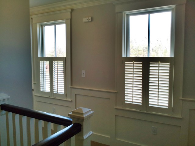 Plantation Shutters Traditional Hall Boston By