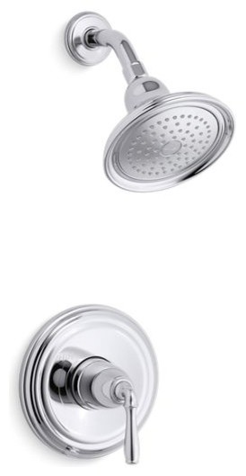 Kohler K-TS396-4 Devonshire Rite-Temp Pressure-Balancing Shower Faucet Trim wit