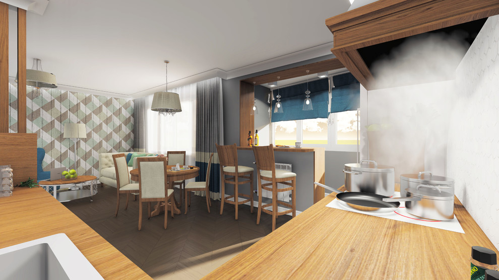 Американско-скандинавский стиль в трешке ленпроекта.)