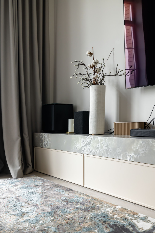 Элегантная квартира: светлые тона и изысканность