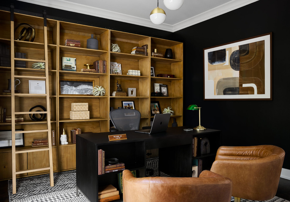 This is an example of a modern home office in Chicago.