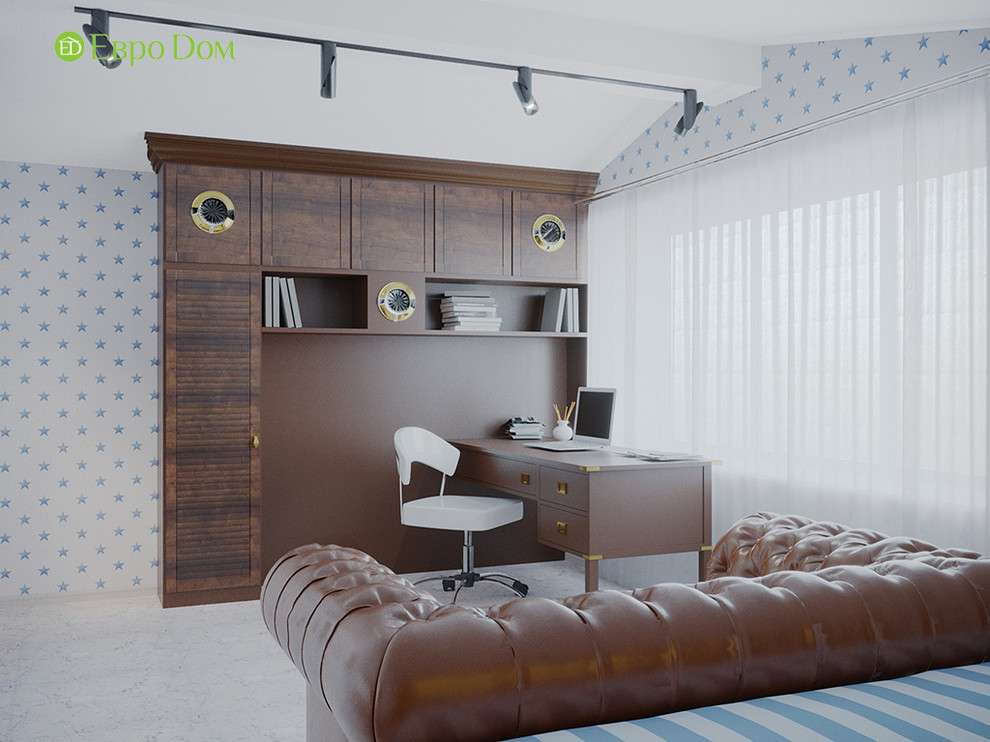 Дизайн интерьера коттеджа 490 кв. м в современном стиле