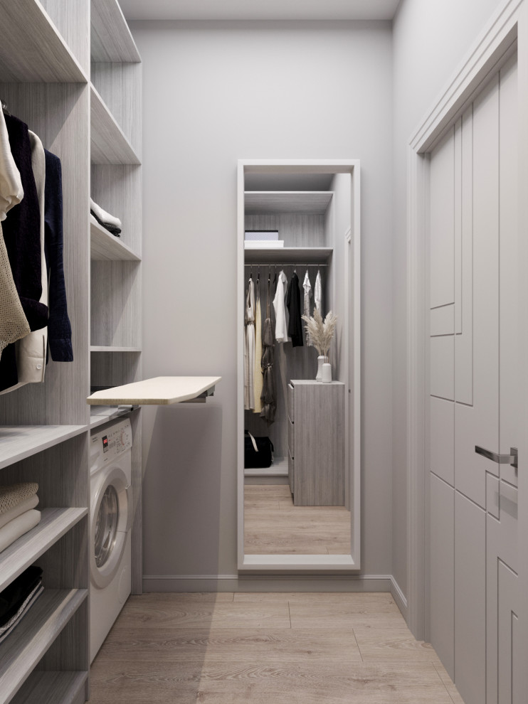 Спальня с гардеробной в таун-хаусе. Кемеровская обл.