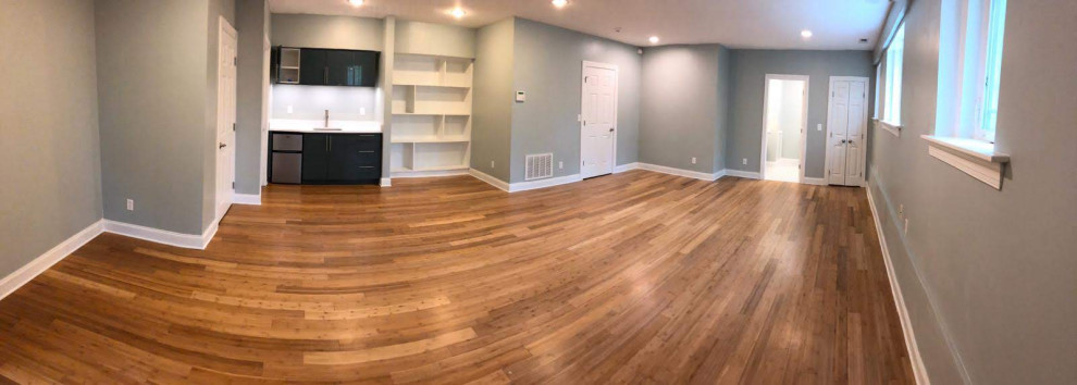 15th St. Contemporary Basement Remodel