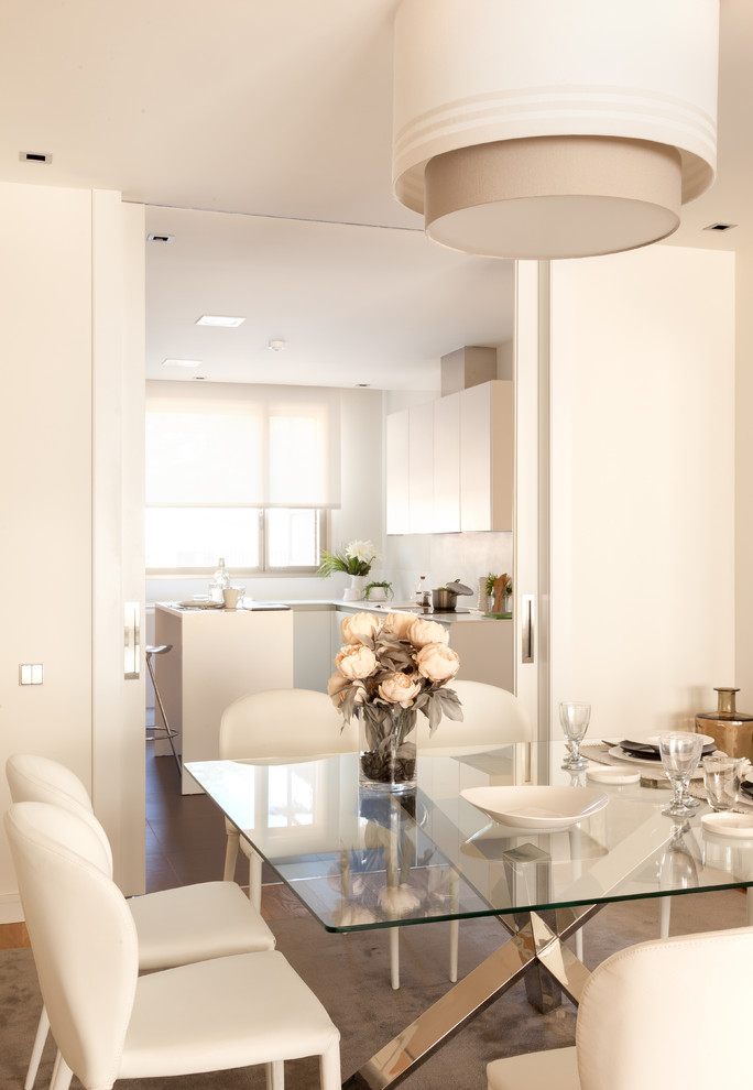 Kitchen - transitional kitchen idea in Madrid