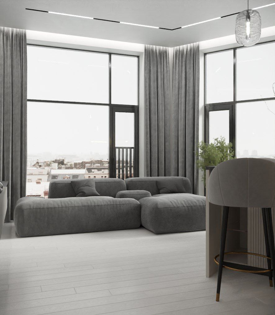 Евродвухкомнатная квартира на Кутузовском, Москва