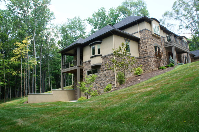 Side Elevation transitional-exterior