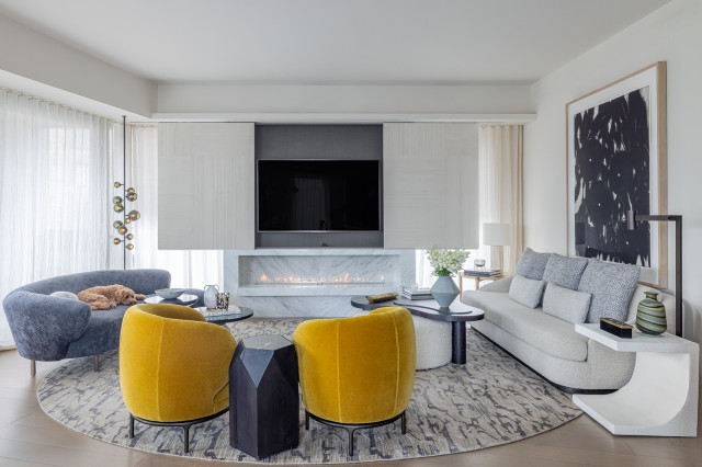 180 6th Ave, NYC modern-wohnbereich