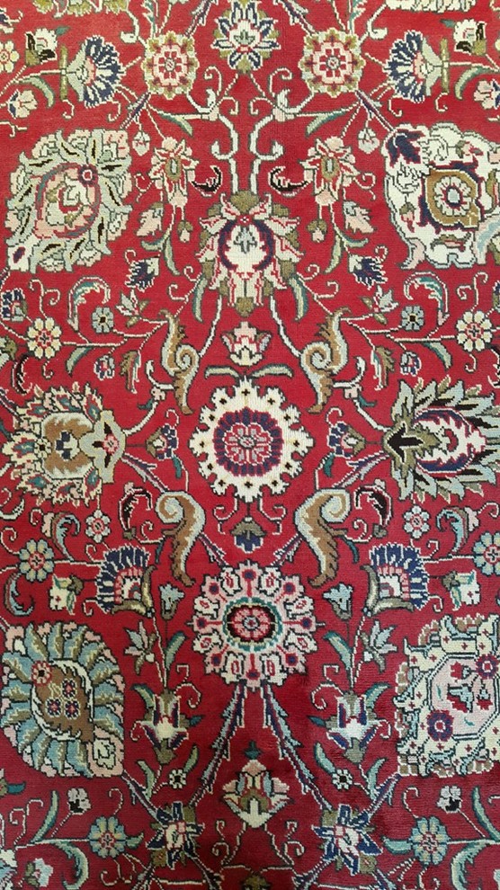 Consigned, Persian Rug, 11'x15', Handmade Wool Tabriz