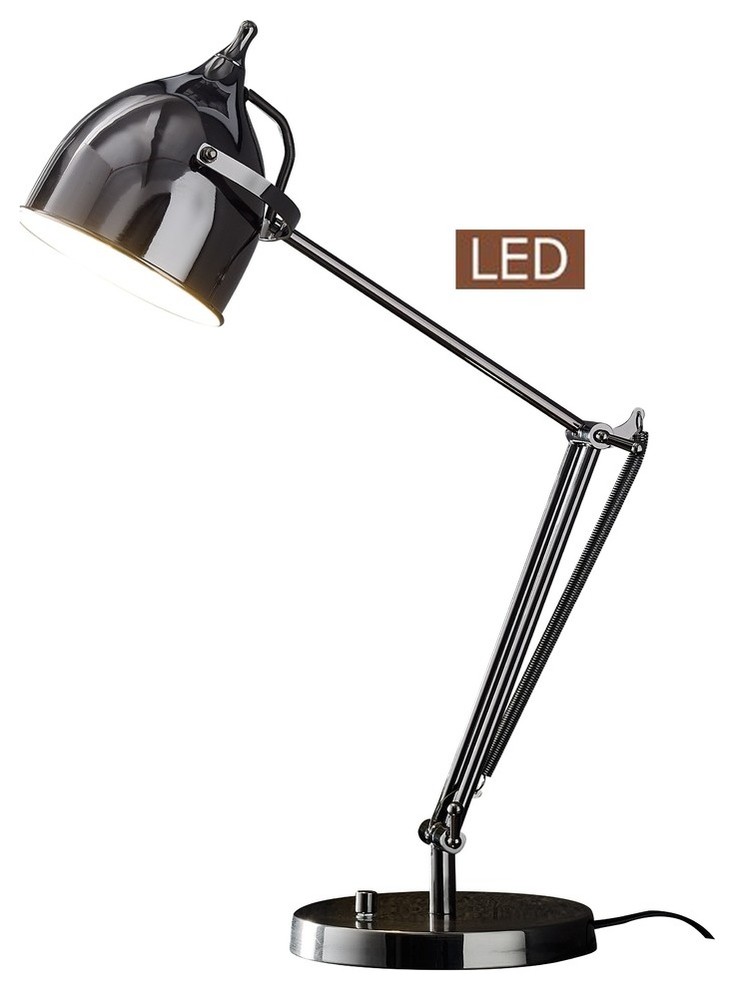 Caprice LED Desk Lamp With Dimmer Industrial Desk Lamps by Artiva Houzz
