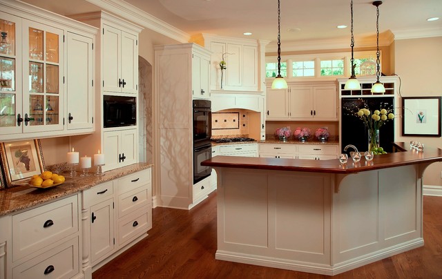 Cape Cod, Shingle style lake home  Traditional  Kitchen  Detroit  by VanBrouck \u0026 Associates 