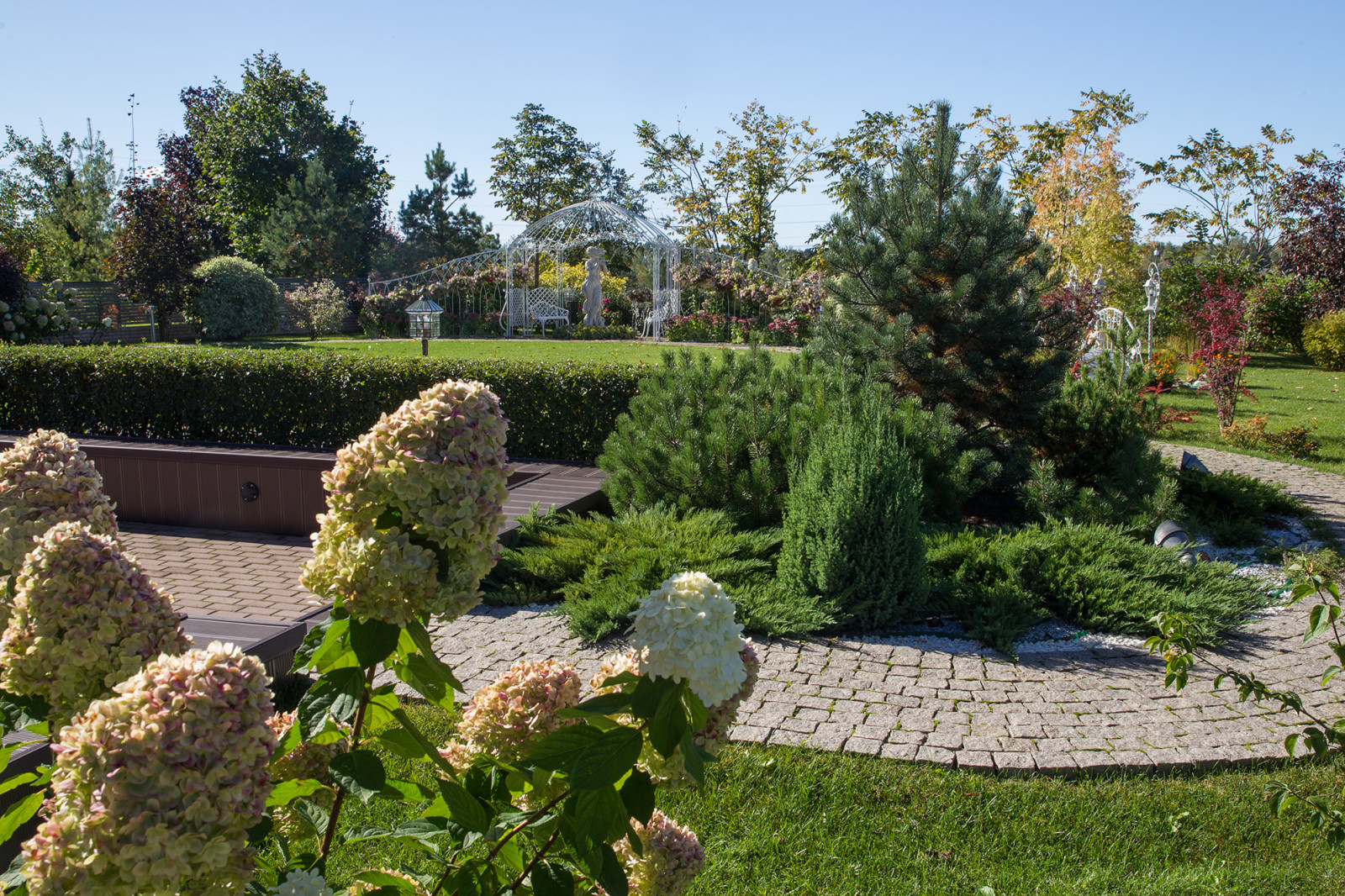 Сад на Пятницком шоссе.  Дизайнер Лариса Юрова