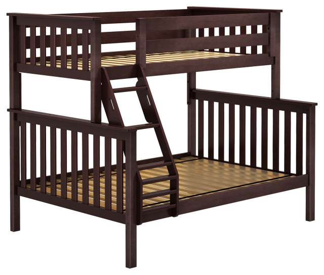 Plank+Beam Twin over Full Bunk Bed Transitional Bunk Beds by