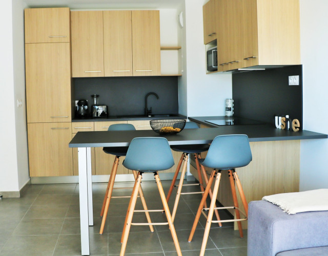 Conception d'une cuisine de 20m&sup2; | Draguignan modern-kitchen