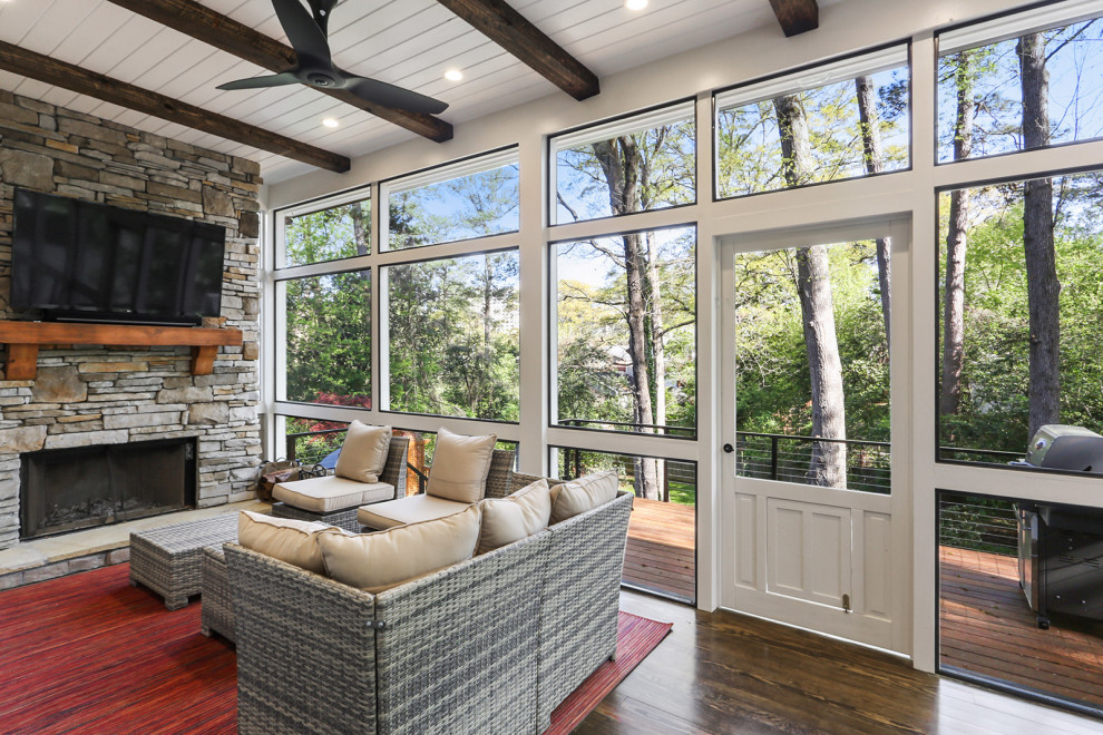 Peachtree Battle Porch and Deck Remodel - Modern - Porch - Atlanta - by ...