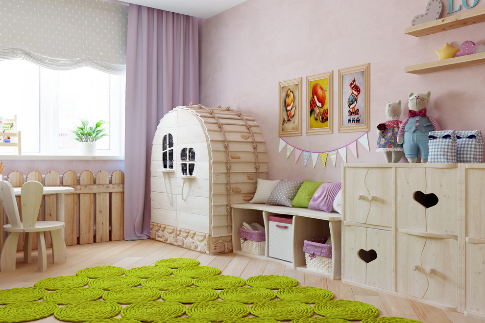 Комната девочки с мебелью Woodved, 15 метров