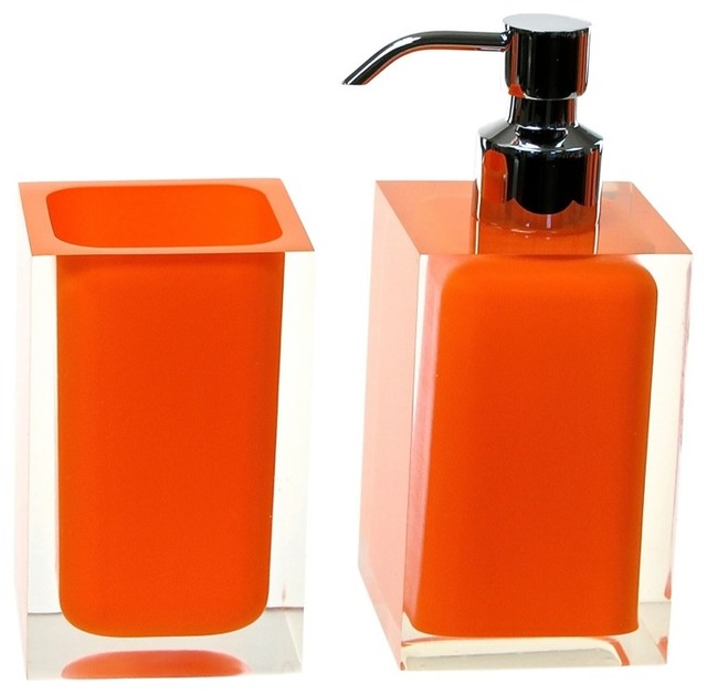 Orange 2 Pc. Accessory Set Made With Thermoplastic Resins ...