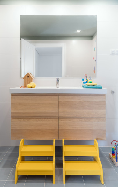 Unifamiliar en Larrabetzu modern-bathroom