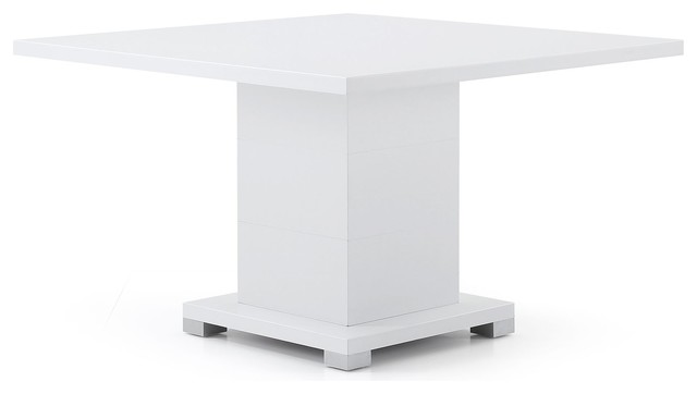 Ford Executive Modern 48 Square Conference Table White Lacquer Square Conference Table White Lacquer