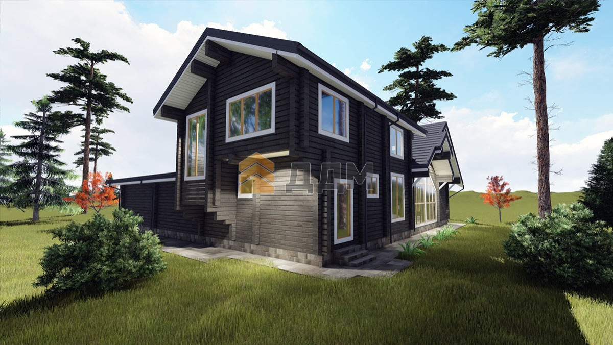 Дом из клееного бруса "Сочи"