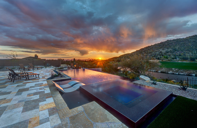 The Residences at The Ritz-Carlton, Dove Mountain lot 53 american-southwest-swimming-pool-and-hot-tub