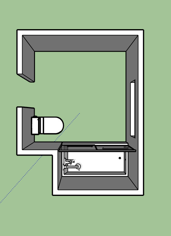Shared bathroom...what to put in the large vanity alcove?