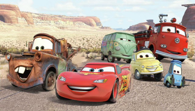 Disney Cars Desert Mural