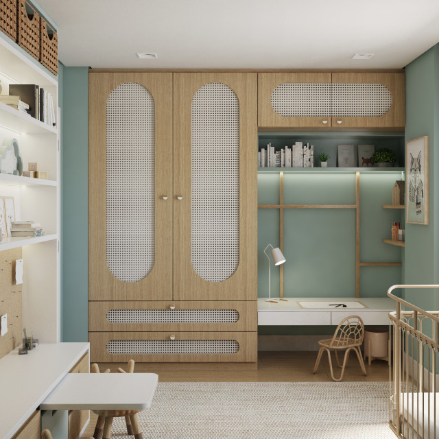 Chloe's Nursery Room scandinavian-nursery