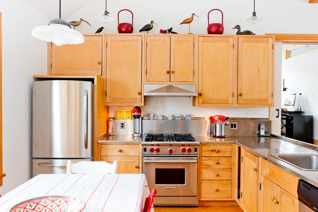 My Houzz: Once a Schoolhouse and Church, Now a Home and Art Gallery eclectic-kitchen