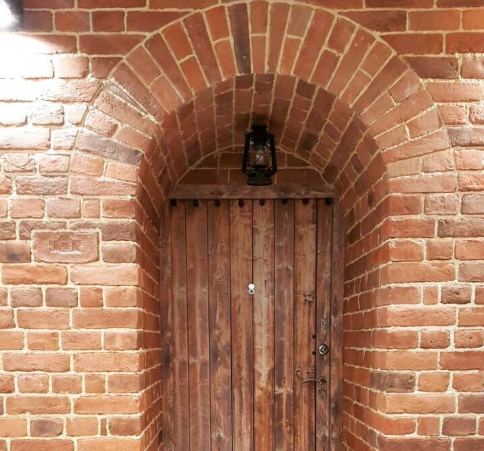 Монтаж клинкерного кирпича