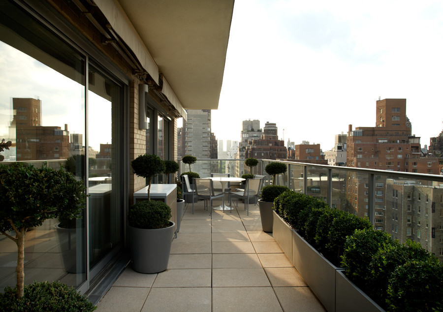 Upper East Side Apartment Contemporary Balcony New York by