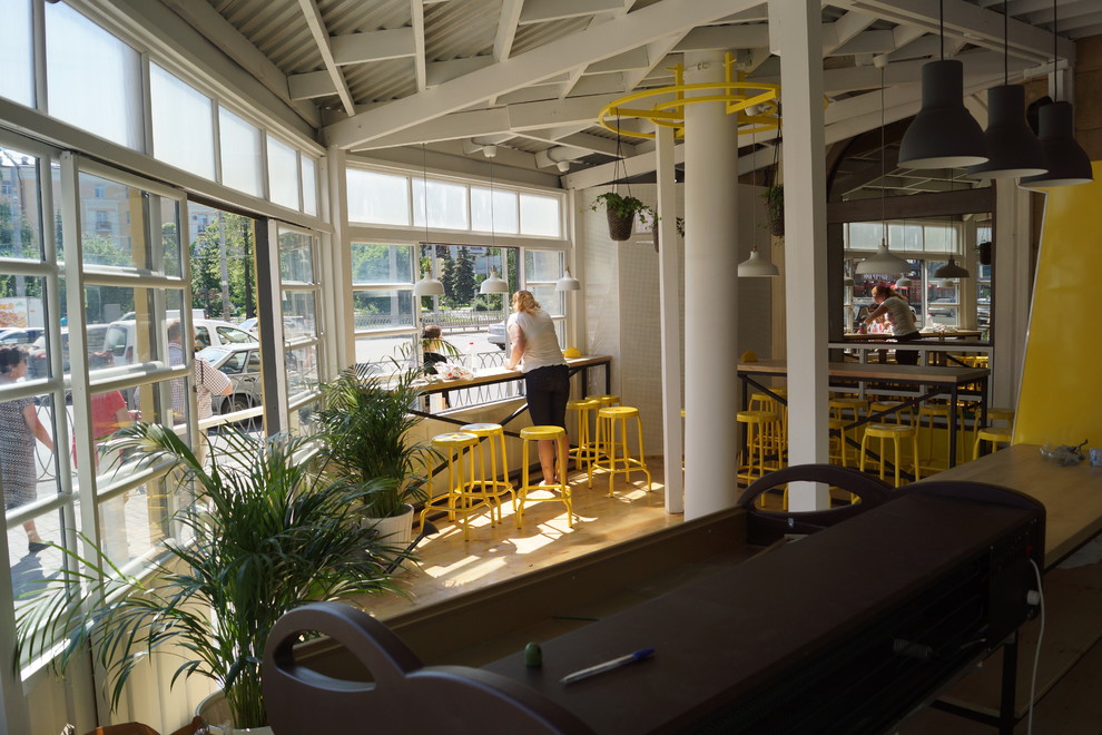 Ремонт помещения под летнее кафе быстрого питания "BANKA"