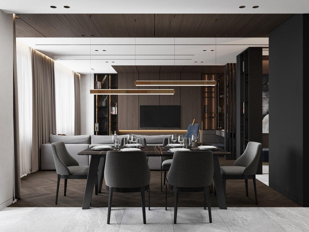 Дизайн четырёхкомнатной квартиры в ЖК "Наследие" | Москва | Россия |